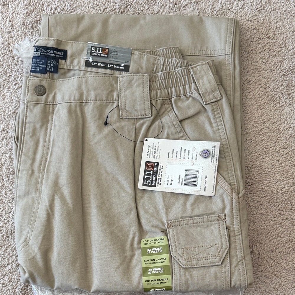 5.11 Tactical Men's Tan Pants